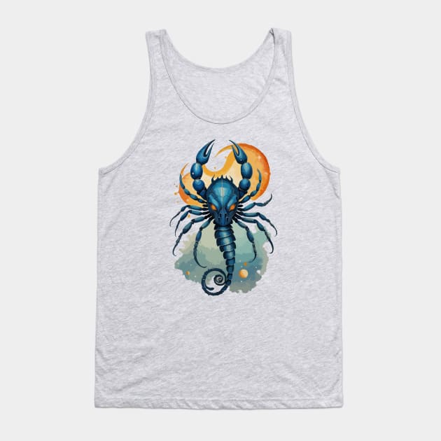 Zodiac Scorpio Tank Top by CatCoconut-Art